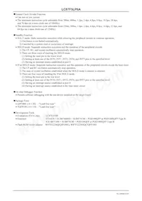 LC87F5LP6AUTE-2E Datasheet Page 4