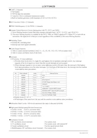 LC87F5N62BU-QIP-E Datasheet Pagina 3