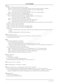 LC87F5R96BVU-QIP-E Datasheet Page 2
