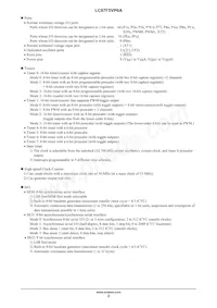 LC87F5VP6AU-QIP-H Datasheet Pagina 2