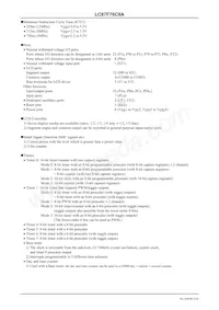 LC87F76C8AU-QFP-E Datasheet Page 2
