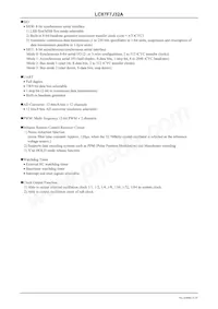 LC87F7J32AU-QIP-E Datasheet Pagina 3