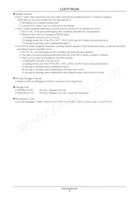 LC87F7NC8AVUEJ-2H Datasheet Page 5