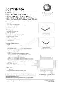 LC87F7NP6AVUEJ-2H Datasheet Cover