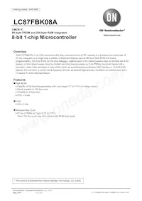 LC87FBK08AU-SSOP-H Datasheet Cover