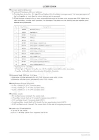 LC88F52H0AUTE-2H Datasheet Page 5