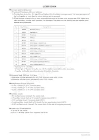 LC88F52H0AUTE-2H Datasheet Pagina 5