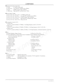 LC88F83B0AUC-X1 Datasheet Page 2
