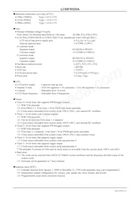 LC88F85D0AU-TQFP-H Datasheet Page 2
