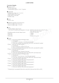 LC88FC2H0AVUTE-2H Datasheet Pagina 2