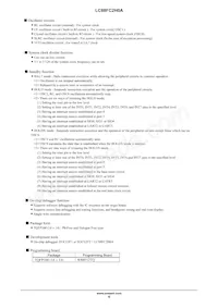 LC88FC2H0AVUTE-2H Datasheet Pagina 6