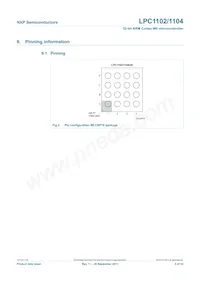 LPC1104UK Datasheet Page 5