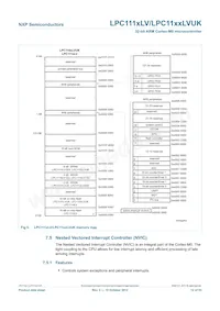 LPC1114LVFHI33/303 Datasheet Page 12