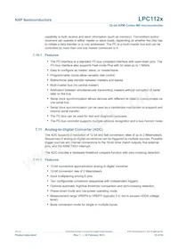 LPC1124JBD48/303QL Datasheet Page 15