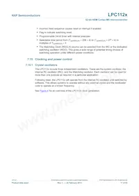 LPC1124JBD48/303QL Datasheet Pagina 17