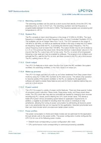 LPC1124JBD48/303QL Datasheet Page 19