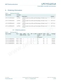 LPC11C12FBD48/301 Datasheet Page 3