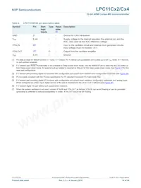LPC11C12FBD48/301 Datasheet Page 14