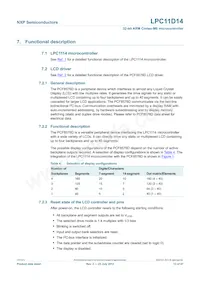 LPC11D14FBD100/302 Datasheet Page 13