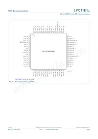 LPC11E12FBD48/201 Datasheet Page 7