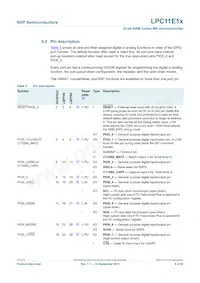 LPC11E12FBD48/201 Datasheet Page 8