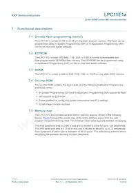 LPC11E12FBD48/201 Datasheet Page 14