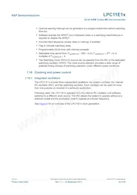 LPC11E12FBD48/201 Datasheet Page 20