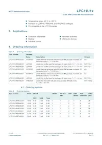 LPC11U14FET48/201 Datenblatt Seite 3