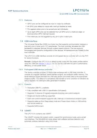 LPC11U14FET48/201 Datasheet Page 19