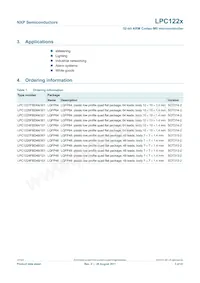 LPC1226FBD64/301 Datasheet Page 3