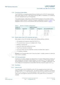 LPC12D27FBD100/301 Datasheet Page 15