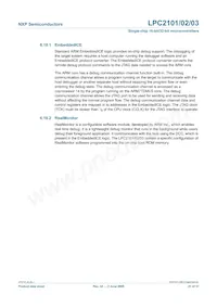 LPC2103FHN48H/6 Datasheet Page 21