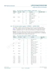 LPC2105FBD48/01 Datasheet Page 15