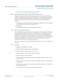 LPC2105FBD48/01 Datasheet Page 17