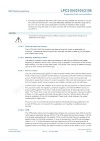 LPC2105FBD48/01 Datasheet Page 23