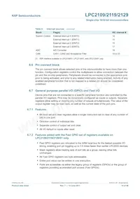 LPC2129FBD64 Datasheet Pagina 14