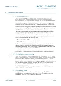 LPC2138FHN64/01 Datasheet Page 13