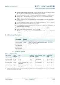 LPC2146FBD64數據表 頁面 2