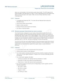 LPC2158FBD100 Datasheet Page 21