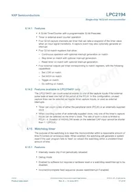 LPC2194HBD64 Datasheet Page 17