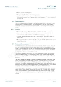 LPC2194HBD64 Datasheet Pagina 18