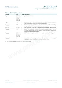 LPC2214FBD144 Datasheet Page 11