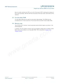 LPC2214FBD144 Datasheet Page 13