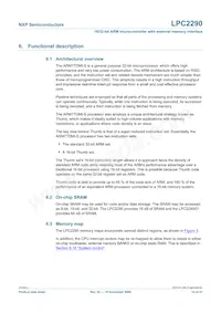 LPC2290FBD144 Datasheet Page 14