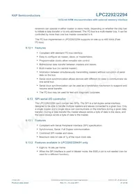 LPC2292FET144/G Datasheet Page 21