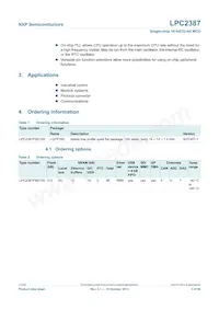 LPC2387FBD100 Datasheet Page 3