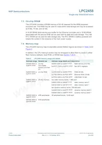 LPC2458FET180 Datasheet Page 22