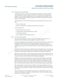 LPC2923FBD100 Datasheet Page 17