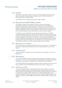 LPC2923FBD100 Datasheet Page 20