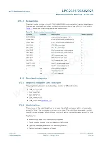 LPC2923FBD100 Datenblatt Seite 23